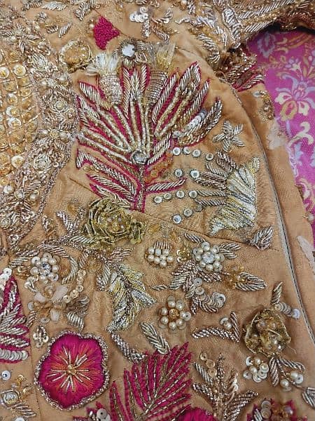 designer bridal wear mehndi lehnga choli by sumaira aurangzeb 5