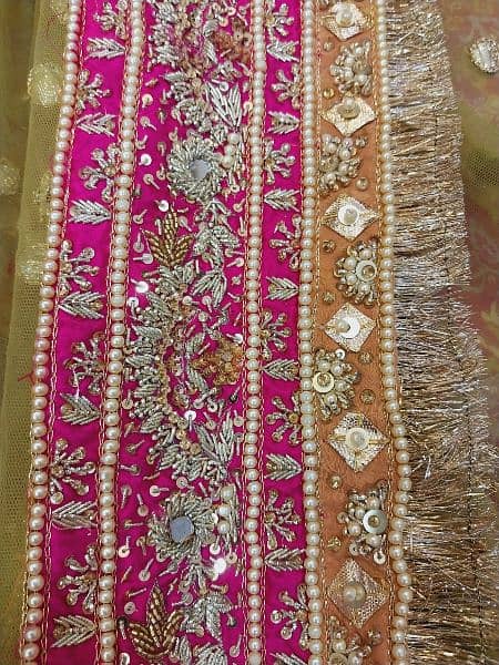 designer bridal wear mehndi lehnga choli by sumaira aurangzeb 6