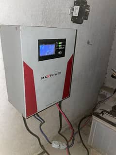 max power solar inverter 2000watt and solar panal 1pic