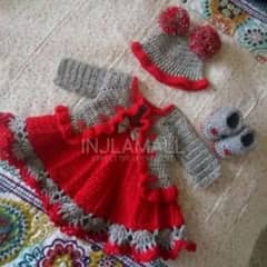 Crochet baby frocks for born baby till 1.5 year 0