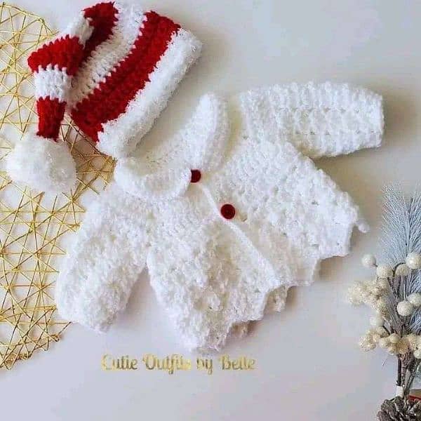 Crochet baby frocks for born baby till 1.5 year 5