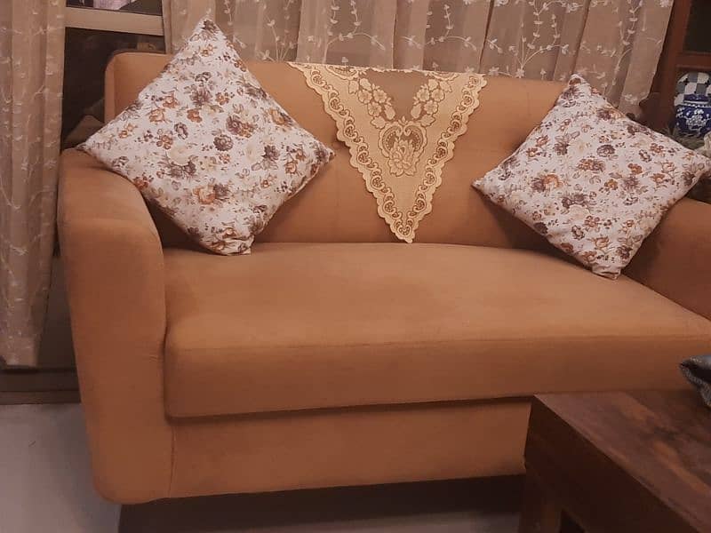 2 setters sofa golden colour Turkish style 0