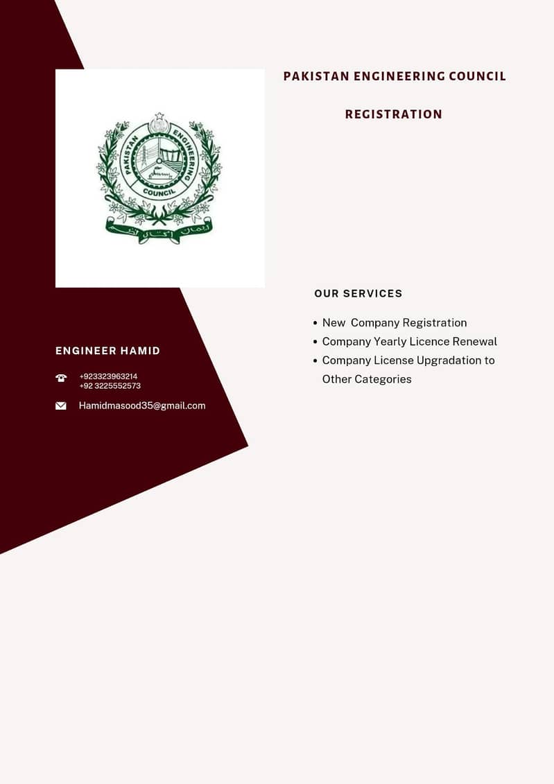 PEC (Pakistan Engineering Council) Registration OR FIRM RENEWAL 0