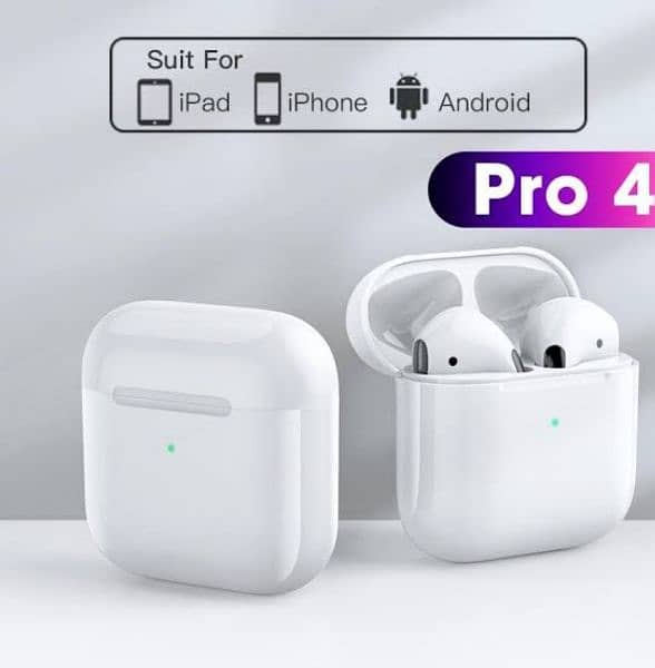 Pro 4 TWS earbuds (white) (night offer) 0