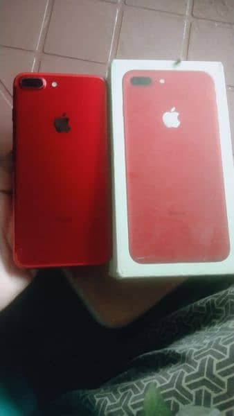 iPhone 7plus 128gb LLA model  PTA ha condition 10 by 8 with box 2