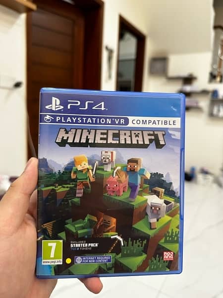 Minecraft latest edition in Ps4 for urgent sale 0