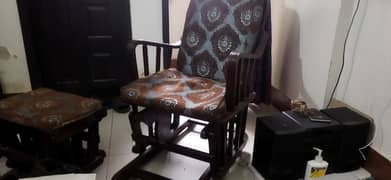 Rocking chair  with foot rest