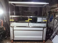 shwarma counter for sale new condition only 2 mounth use 0