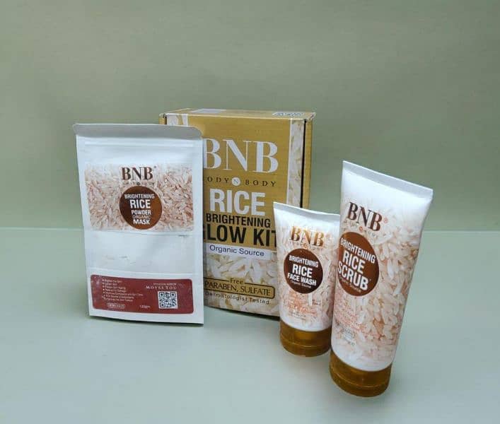 Whitening and Brightening Rice Facial Kit 1