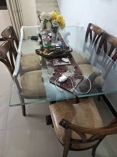 Luxury Wooden Dining Table 6 seater
