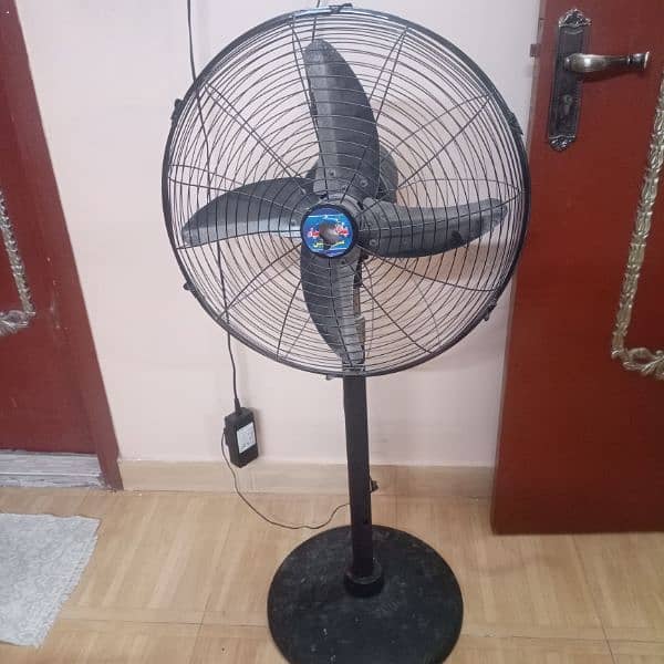 pedestal fan 6500rs ma 12volt hy battery lga kar bhi Chala skte ho 0