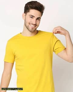 Men round Stitched T Shirt. Free delivery.