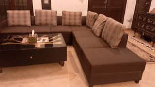 7 seater L shaped sofa