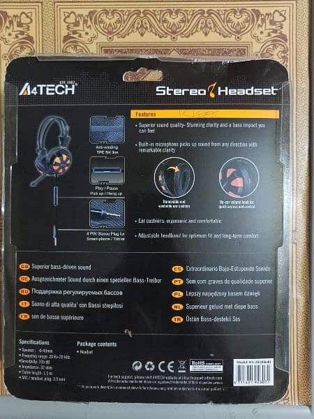 A4 TECH Stereo Head set 1