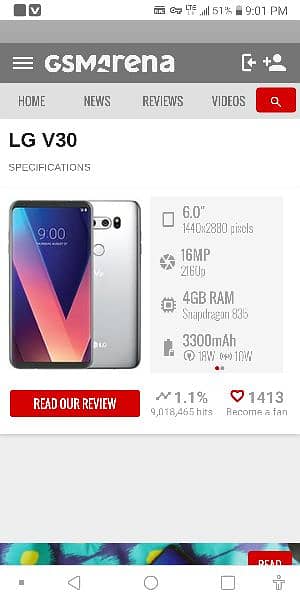 Lg v30 thinq 10by10 4/64 1