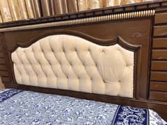 Wooden Bed and Dressing set