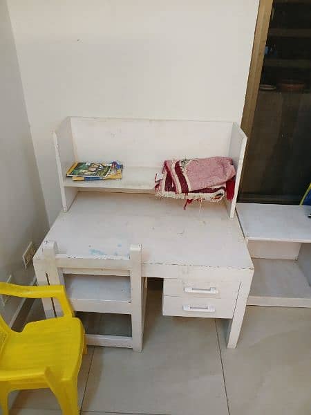 kids bed set with study table and cupboard 7