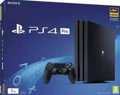 PS4 PRO 1TB WITH BOX (Geniune and sealed)