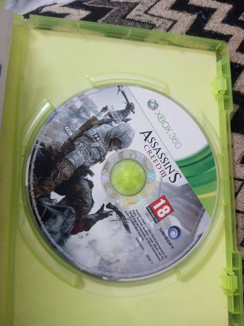 Xbox 360 CD assassin's Creed 3 1