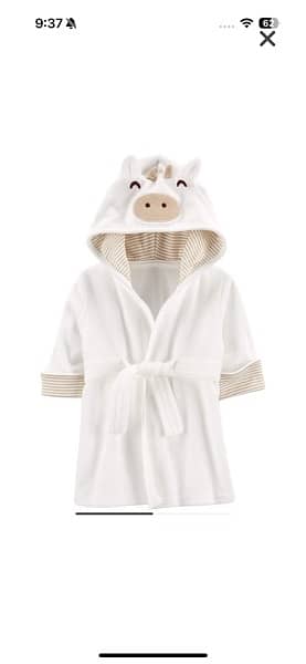 carter baby boy bath robe 0