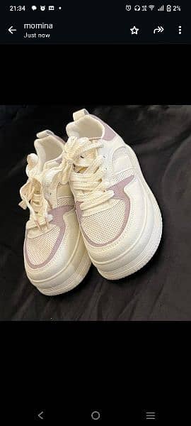 white and purple shoes 3