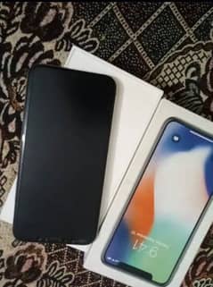 IPhone X with box64GB PTA approved