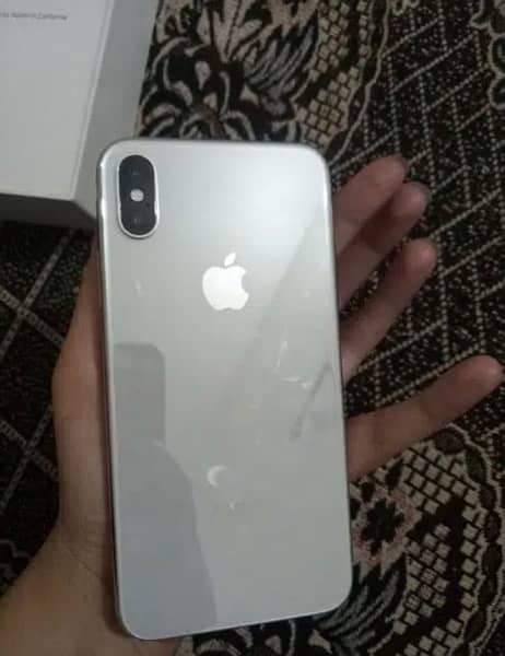 IPhone X with box64GB PTA approved 5