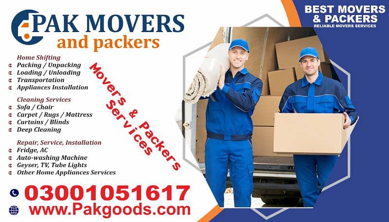 Movers and Packers, Home Shifting, Relocation, Cargo, Goods Transport 3