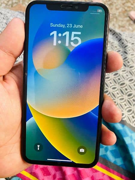 IPhone X 64 GB PTA Approved Black color 5