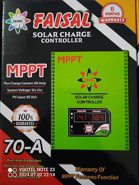 MPPT Solar Charge Controller - 70A 0