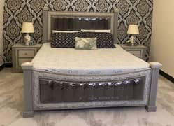 Pure Sheesham wood bed set 0