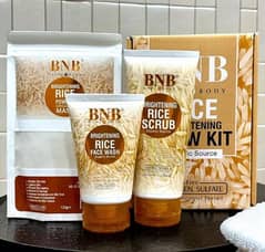 BNB (Body&Body) Rice whitening Glowing facial Kit (Organic source)