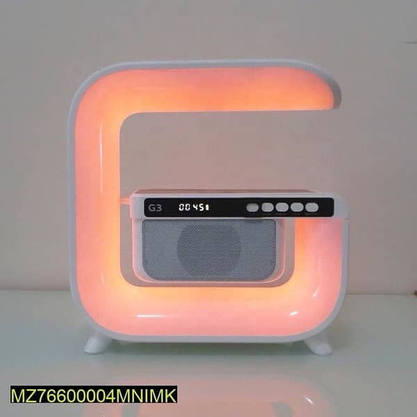 Touch lamp and speakers 4