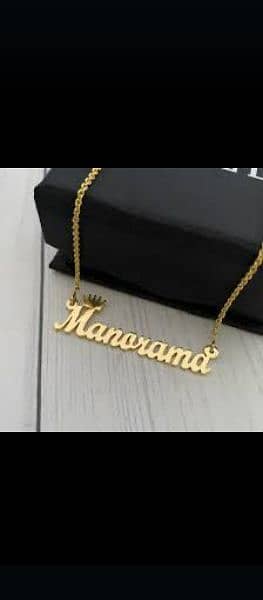 gold plated name lockets 3