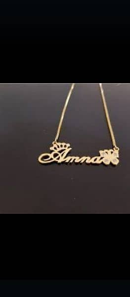 gold plated name lockets 5
