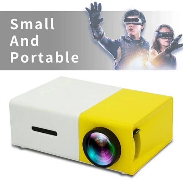 YG300 Mini Portable 1080P HD LED Projector Multimedia Home Theater 13