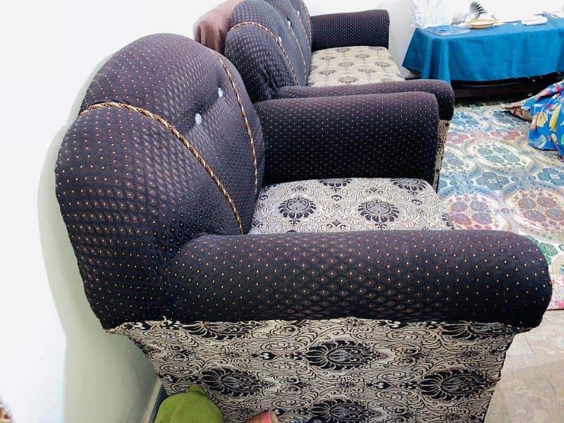 Sofa set 6 set. 3+2+1 Good condition 2