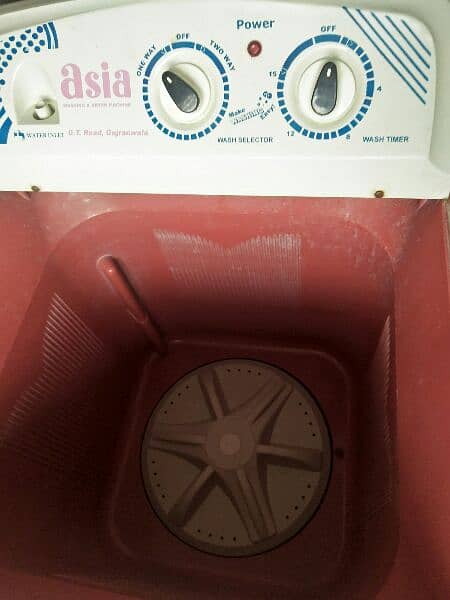 Asia Washing machine Running condition 2