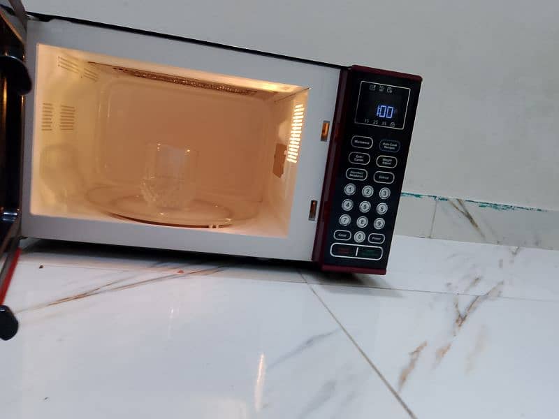 Haier microwave oven 2 in 1 grill baking Wala h 2
