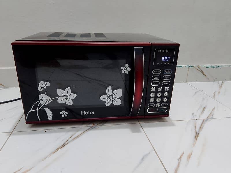 Haier microwave oven 2 in 1 grill baking Wala h 3