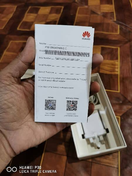 Huawei P30 official PTA approved 12