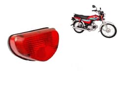 Brake light for CD70 | 70cc Back Light| Tail Light parts 03323907298