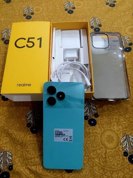 Realme C51 brand new connection phone 4ram 128rom. 5