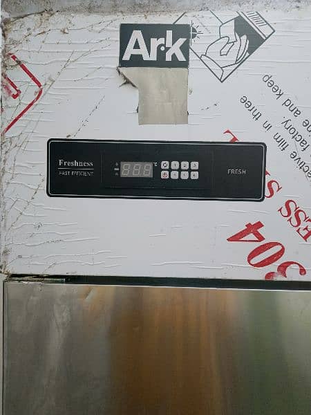 ARK 4 door Dual temp stainless steel fridge 4