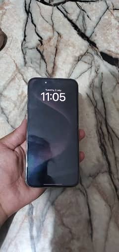 I phone 15 pro max 512 factory unlocked 10 by 10 condition