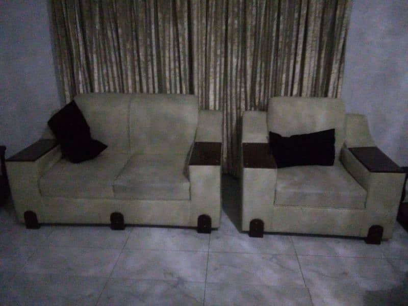 Beautiful leather sofa set 3+2+1 1