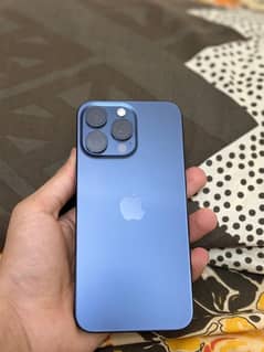 IPhone 15 Pro Max blue titanium