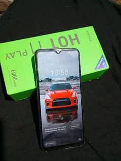 Infinix hot 11 play (4 64GB0) BOX charger 10by 9