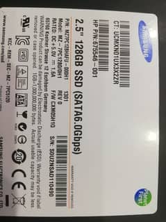 USED SSD SATA 2.5 SAMSUNG 128GB FOR LAPTOP