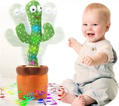 Dancing cactus toy for kids talking repeating 0